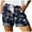 Navy, variant on Womens Casual Shorts Comfy Elastic Waist Drawstring Pocket Shorts Pants