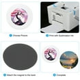 thumbnail image 4 of 2.2x2.2 in Sublimation Magnet Blanks, 30pcs Sublimation Blanks Products Personalized Refrigerator Magnets, Round, 4 of 4