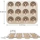 thumbnail image 2 of Molde para donas, moldes para donas en miniatura antiadherentes de 6 cavidades, bandejas para hornear de acero al carbono, bandejas para hornear aptas para horno y saludables (1 unidad), 2 of 7