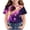Purple, variant on Riecok Girls Short Sleeve T Shirts Round Neck Oversized T Shirts Kids All-match Fashion Lightweight Comfortable Clothes Trendy Purple 3 Years