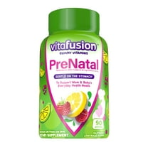 vitafusion PreNatal Gummy Vitamins, Raspberry Lemonade Flavored, Pregnancy Vitamins for Women, 90 Ct
