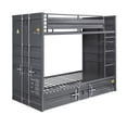 thumbnail image 2 of ACME Cargo Container Style Twin Metal Trundle Bed ONLY, Multiple Colors, 2 of 6