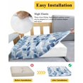 thumbnail image 5 of Blue Leaf Couch Cushion Covers Stretch, Washable Sofa Seat Covers Individual Seat Cushion Sofa Slipcovers Watercolor Country Plant Monochrome Branch Couch Cover Furniture Protector L-1PCS, 5 of 7