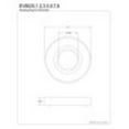 thumbnail image 2 of Kingston Brass Fauceture Brushed Brass Vessel Sink Mounting Ring for Kitchen & Bath, 2 of 2