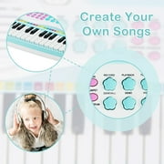 Costway 37-Key Toy Keyboard Piano Electronic Musical Instrument Blue