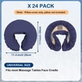 thumbnail image 3 of Fundas Face Cradle para mesa de masaje Macarrie, microfibra, 24 unidades, 3 of 6