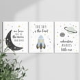 thumbnail image 3 of Dino Outer Space Decor: Astronaut Space Wall Art for Kids Bedroom, Toddler Room, Playroom, 3 of 6