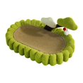 thumbnail image 2 of Grattoir pour Chat Lit Grattoir pour Chat en Carton Comportement Durable Tapis de Grattoir Ovale pour Chat, 2 of 9