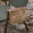 thumbnail image 3 of Organizador de reposabrazos,Organizador de reposabrazos de bolsillo lateral para silla de camping en la playa,Bolsa de almacenamiento junto a la cama Sillas plegables Bolsa colgante,Sofá Cola Organizador de reposabrazos, 3 of 5
