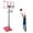 Pink, variant on Mersco Portable Basketball Hoop5.6-7FT Height Adjustable System for Kids/Adults,Portable Basketball Goal with 28in Shatterproof Backboard Stable Base and Wheels for Outdoor/Indoor Sports