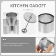 thumbnail image 2 of 3 Pcs Stainless Steel Swing Plate Molding Kitchen Utensils Biscuits Food Plating Molds Supplies Cold Dish Shaper Gear, 2 of 6