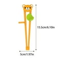 thumbnail image 2 of Baby Tableware Training Chopsticks for Cartoon Animal Eating Helper Pair Child Learning Tools for Self-Feeding and Coordination, 2 of 8