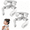 2pc, variant on Vitality Magic Pro 2.0 Electric Neck Massager,4-Head Electric Massager, 6 Modes & 14 Intensity Levels,Ergonomic Design for Neck/Shoulder Pain Relief,Ideal for Travel & Office