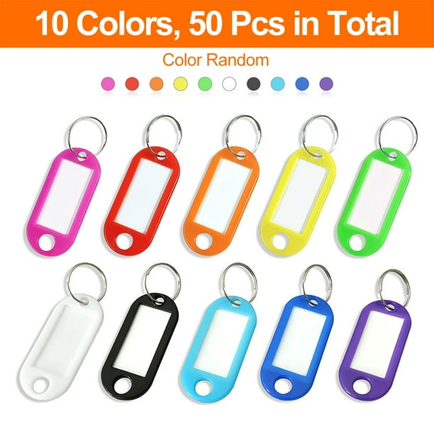 Plastic key tags best sale walmart