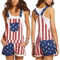 thumbnail image 2 of Relanfenk Day Sports Pants Couple Summer Camisole American Flag Independence Women's Jumpsuit, 2 of 2