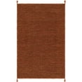 thumbnail image 2 of SAFAVIEH Montauk Bijar Jace Solid Soft Braided Cotton Area Rug, Orange/Black, 5' x 8', 2 of 7