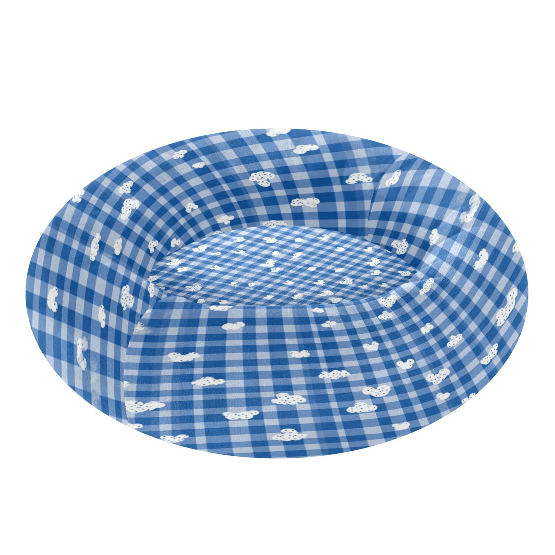 Iauyy Pet Couch Donut Cat Bed for Indoor Cats/Small Dogs Washable & Machine with Non-slip Bottom Calming Cat Furniture, The Ears Of A Mouse (M)
