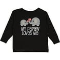 thumbnail image 3 of Inktastic Papaw Grandpa Loves Me Gift Boys or Girls Long Sleeve Toddler T-Shirt, 3 of 5