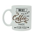 thumbnail image 1 of Best Since 1942- Coffee Made For You Coffee Mug Printed Quote White Tea Cup With Free Gift Box, 1 of 1