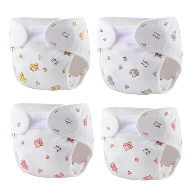 Paquete de 4 pañales para muñecas Reborn Baby, 43-61 cm, TatuDoll