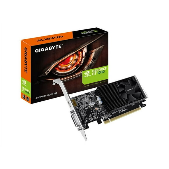 Gigabyte GT 1030 Low Profile D4 2G - Graphics card - GF GT 1030 - 2 GB DDR4 - PCIe 3.0 low profile - DVI, HDMI