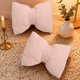 thumbnail image 5 of Lekihaqq Cotton Linen Bow Pillow Cushion Cover Sofa Lumbar Throw Pillow Insert for Home Decor Living Room Bedroom Decorative Pillows, 5 of 6