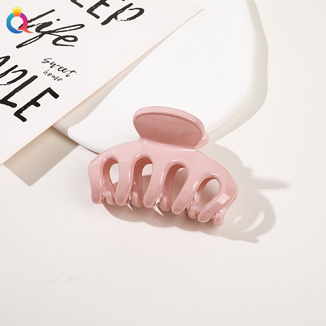 Nuevas pinzas para el cabello de colores caramelo para mujer, pinza para el cabello acrílica, pinzas para el cabello de tamaño mediano, pinza para el cabello, horquilla de cangrejo
