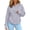 Grey, variant on felwors Women's Oversized Hoodie with Pouch Pullover Fleece Sweatshirt Casual Pet Pocket Light Blue for Size M
