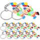thumbnail image 2 of 12pcs Key Chains Small Clown Keyring Backpack Key Chain Purse Decoration Cute Keychain, 2 of 4