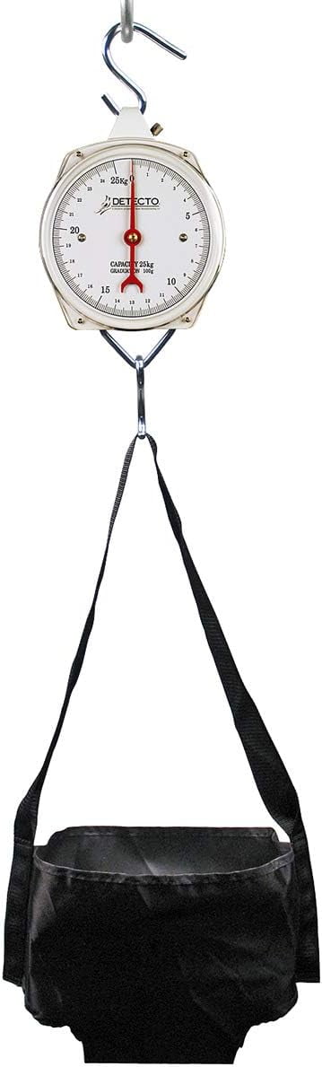 Detecto HS25KGP Metric Mechanical Hanging Baby Scale-25 kg Capacity