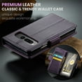 thumbnail image 6 of Wallet Case for Google Pixel Fold with [RFID Blocking], Card Slots Holder Retro PU Leather Flip Kickstand Full Body Shockproof Purse Phone Cover for Google Pixel Fold, Purple, 6 of 11