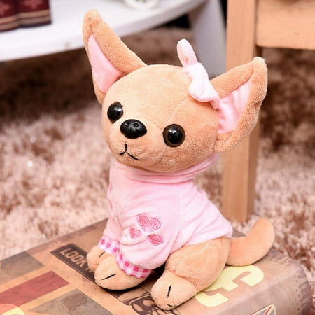 Pink Stuffed Puppy Fancyleo Lovely 17 Cm Chihuahua Puppy Plush Toy Stuffed Children Best Gift Valentine`S Day Gifts Selling ()