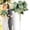 Green, variant on Real Touch Artificial Flower, Blue Single Stem Faux Plant for Wedding Decoration