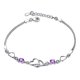 thumbnail image 2 of Pulseras para mujer, regalos para mujer, pulseras para mujer, tobilleras para hombre, pulsera con colgante de amor con personalidad y delicadas, adecuadas para todos los eslabones, pulseras para niña, 2 of 5