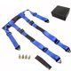 thumbnail image 1 of Hebilla De Arnés De Seguridad De Carreras De 4 Puntos Con Correa De 2 Pulgadas Material De Poliéster Duradero Cinturón De Seguridad De Kart De Coche De Carreras Ajustable De Liberación Rápida Yuarrent VI009162-04, 1 of 6