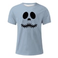 thumbnail image 2 of LIIPEE Short Sleeve Tees For Men Halloween Graphic Crew Neck Casual T Shirts Male Comfortable Breathable Versatile Tshirt,XL, 2 of 2