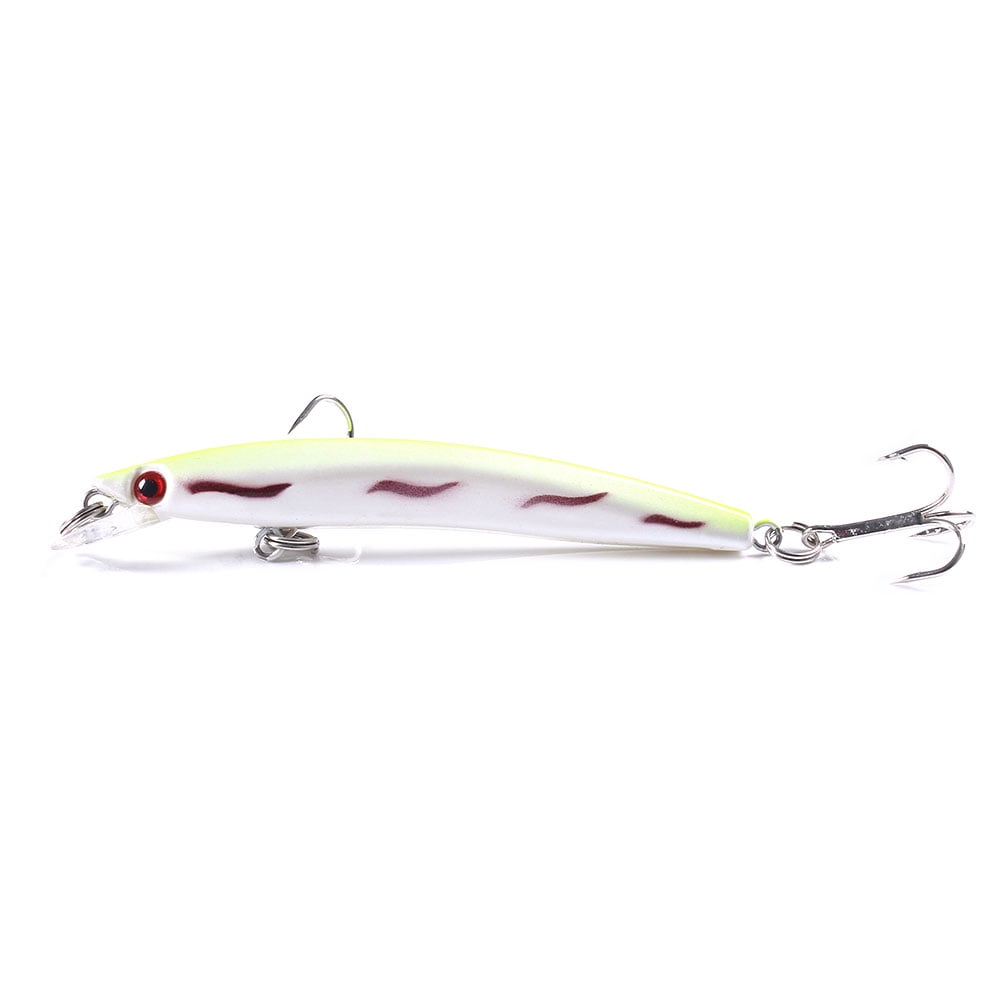 HENGJIA Minnow Bass Fishing Lures, Jerkbait Lure Set Hard Baits Crankbait for Catfish Trout Walleye Fishing Bait 5Pcs/kit