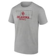thumbnail image 2 of Men's Heather Gray Oklahoma Sooners State Field T-Shirt, 2 of 3