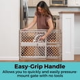 thumbnail image 4 of Toddleroo by North States Supergate Ergo Child Safety Gate, 26"-42" Wide, Sand, 4 of 9
