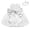 White, variant on Zpanxa Toddler Girls Princess Dress, Little Girls Party Wedding Dress, Lace Embroidered Bowknot Flower Net Dress, Kids Pageant Flower Girl Sleeveless Dress Hot Pink (12-18 Months)