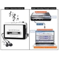 thumbnail image 3 of Reproductor de casetes, conversor de cinta a MP3 WAV con salida estéreo, 3 of 7