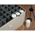 thumbnail image 6 of Covermates Keepsakes - Adjustable Zip-Top Storage Box - Configurable FlexGrid Compartments - Heavy Duty Polyester- Reinforced Handles - Stackable Design - Indoor Storage, Beige Heather, 6 of 8