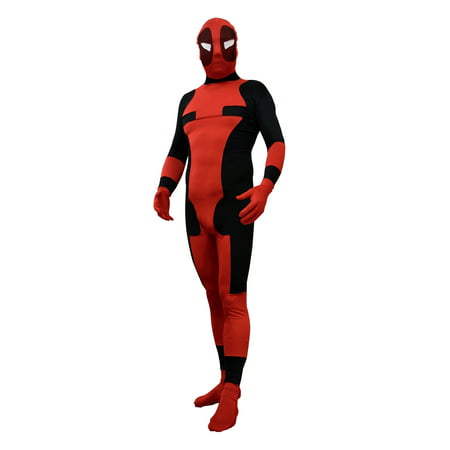 Deadpool Adult Costume Body Suit Spandex Wade Winston Wilson X-Men Villain