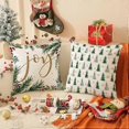 thumbnail image 5 of Christmas Cushion Covers Green Merry Christmas Trees Snowflake Cushions 45 X 45 Set Of 4,Xmas Cushion Covers Snowflake christmas decorations 18 x 18 I, 5 of 5