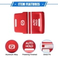 thumbnail image 4 of Unique Bargains 3 Pcs Center Console Electronic Handbrake Switch Button Cover for VW Arteon CC 19-23 Aluminum Alloy Red, 4 of 7