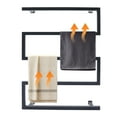 thumbnail image 5 of Miumaeov Electric Wall-Mounted Towel Drying Rack 304 Stainless Steel Towel Warmer Rack Bath Heated Drying Rack with 5 Bars for Bathroom Hotel, 5 of 12