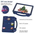 thumbnail image 5 of ShellTech for Samsung Galaxy Tab A9 Plus 11 Inch (SM-X210/X215/X216/X218) Case,Kids Boy Girl EVA Case Shockproof Stand Handle Cover for Galaxy Tab A9+ 2023,Navyblue, 5 of 7