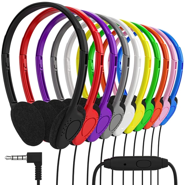 Auriculares Bulk Maeline para niños para la escuela con micrófono 30