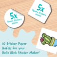 thumbnail image 3 of Paquete de recarga Hello Blink para Sticker Maker, 10 rollos, 400 pegatinas, 3 of 6