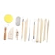thumbnail image 5 of 13 piezas de herramientas para esculpir arcilla de cerámica, herramientas para tallar cerámica, manualidades portátiles, bricolaje para principiantes,, 5 of 8